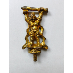 铜鎏金佛像插件，高7厘米，不议价-￥380 元_铜像/铜佛像_7788网