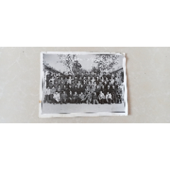 照片，临县二中高中53班毕业留念，1987.5.9日。(货号:柜4-5)