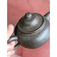 紫砂盘一对紫砂壶老紫砂壶茶壶紫砂盘中国宜兴款八十年代厂货手工制作