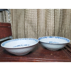 老物件景德镇老厂货粉彩万寿无疆碗12个合售品优略微岁月痕迹老相自然