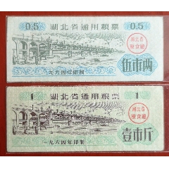 1964湖北省通用粮票2全(se100854797)