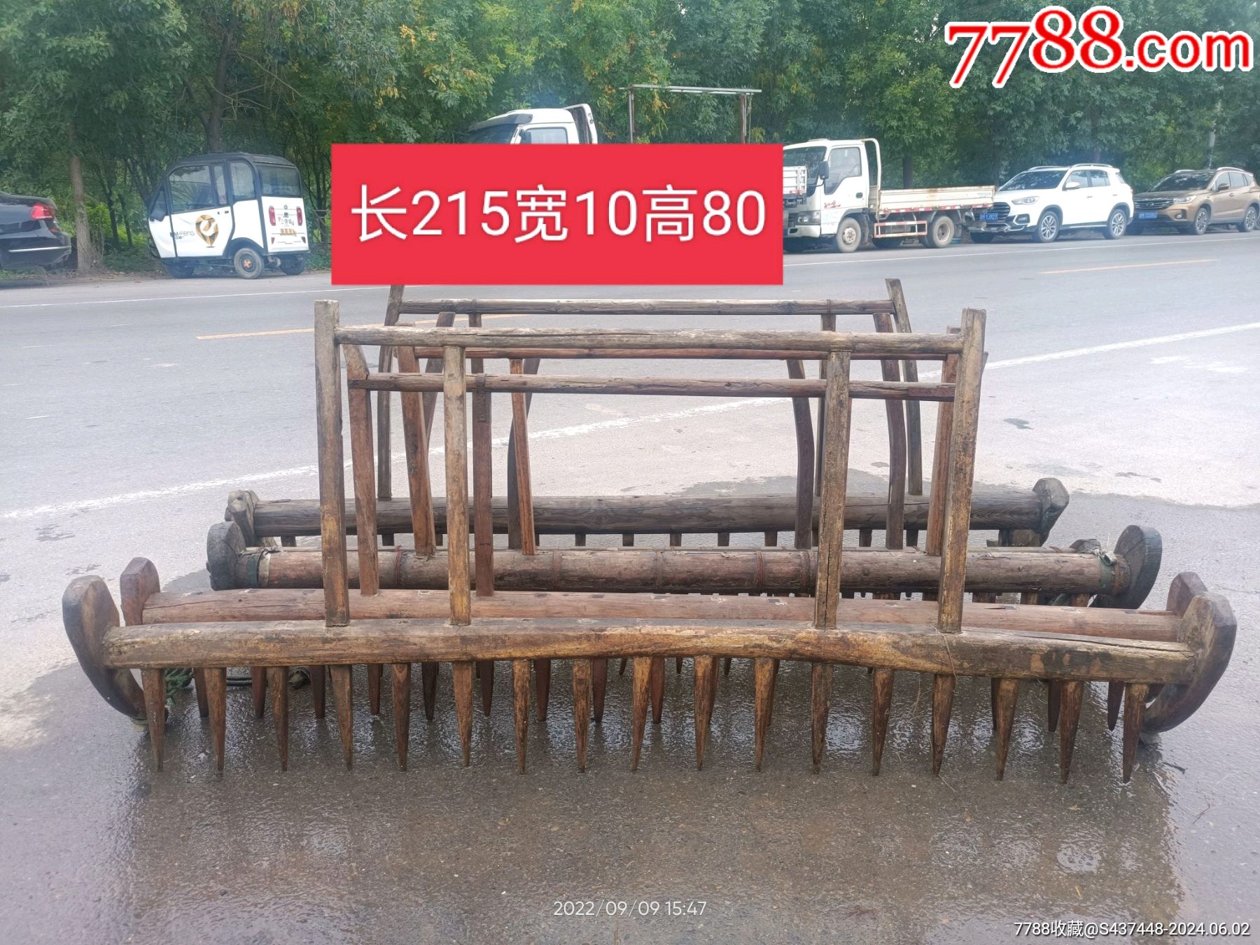 木耙,农耕文化原始象征,博物馆陈设摆件,纪念意义-价格:688元-se100938547-农用工具-零售-7788收藏__收藏热线