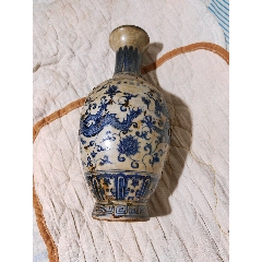 晚清民国时期青花药瓶两个_青花瓷_乡下老货古玩【7788人民币收藏】