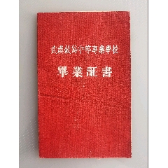 1961年武汉铁道学院毕业证，沿用武汉铁路中等专业学校毕业证制发