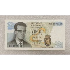 比利时1964年20法郎纸币