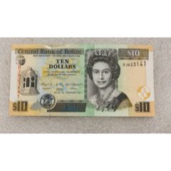 伯利兹10元纸币伊丽莎白二世