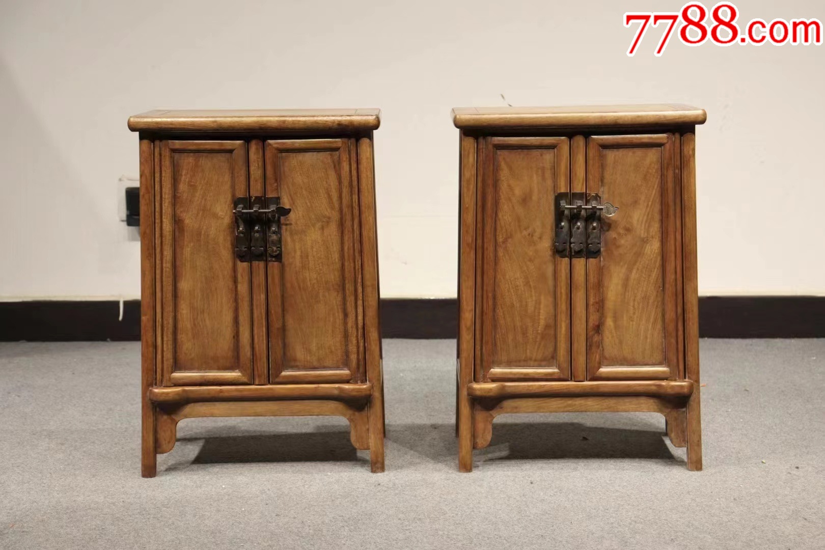 精品花梨木雕面条柜一对-价格:6800元-se101048631-其他木艺家具-零售-7788收藏__收藏热线