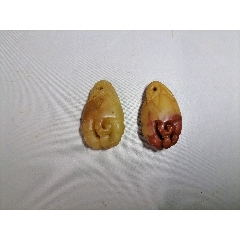 2块小寿山芙蓉石印章章料-寿山石-7788红宝书