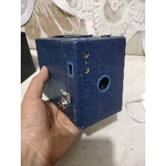 一百多年前的柯達(dá)藍(lán)皮相機(jī)，快門正常，有B門_聚鑫院