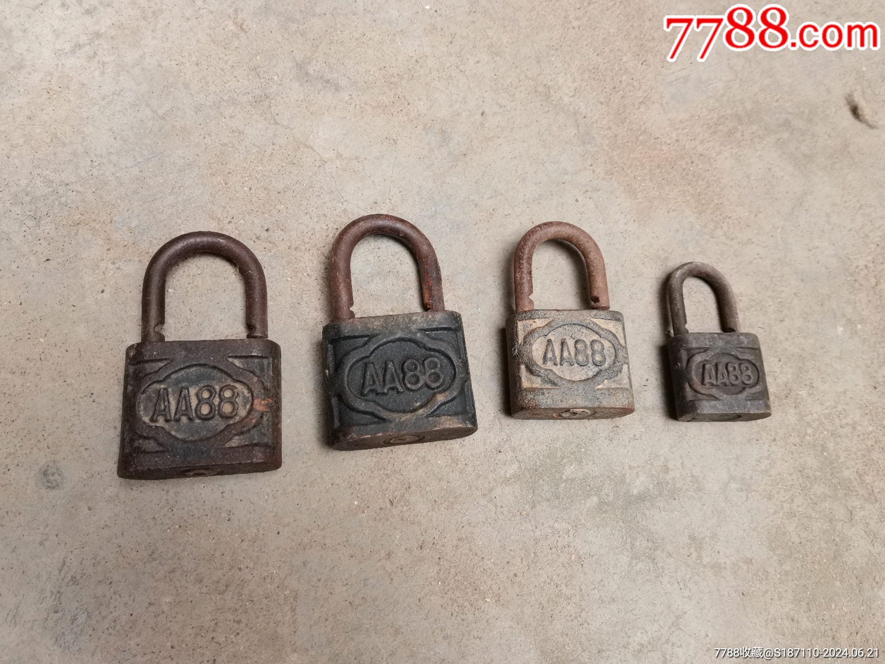 四把铁锁-价格:68元-se101288675-铁锁/铁钥匙-零售-7788收藏__收藏热线