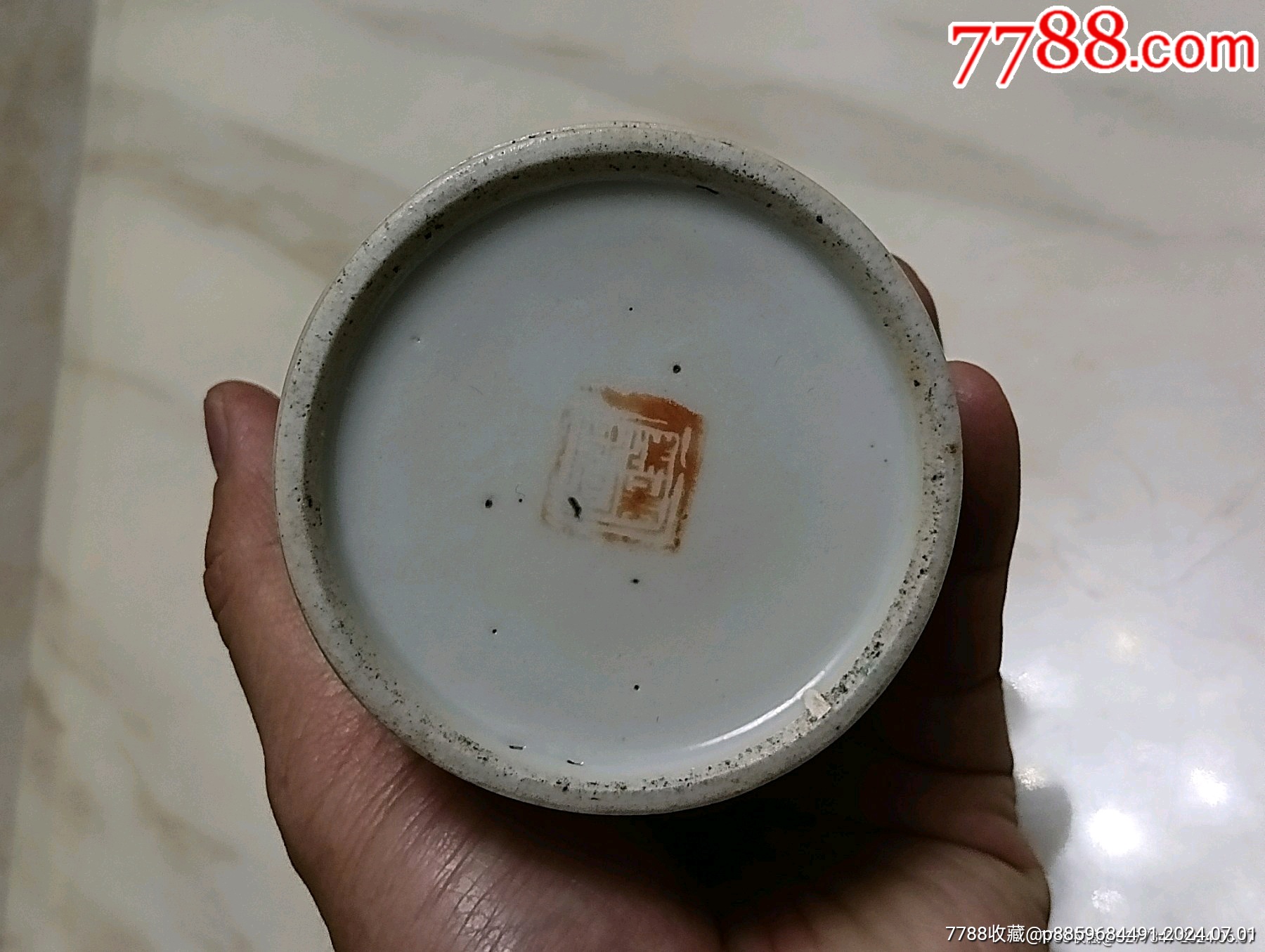 晚清淺絳+墨彩花鳥紋筆筒粉彩_價格3500元_第10張_7788收藏__收藏?zé)峋€