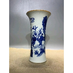 清代　青花花瓶　花器 清代 青花花瓶 花器 AA09.01 – Blue and White in the Qing