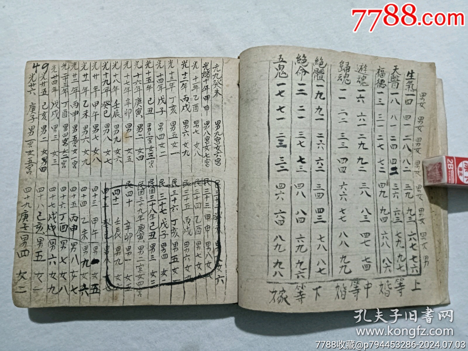 線裝宗教：萬事不求人、一冊、手寫，_價格1600元_第12張_7788收藏__收藏熱線