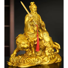 铜像造像坐山张天师神像龙虎山正一道人真人张道陵祖师爷佛像摆件家用