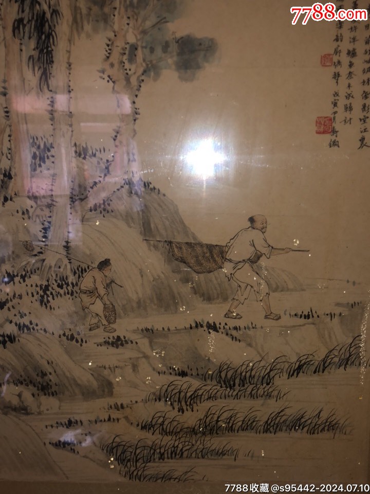 陳煦山水人物_價格8000元【百年老報館】_第1張_7788收藏__收藏熱線