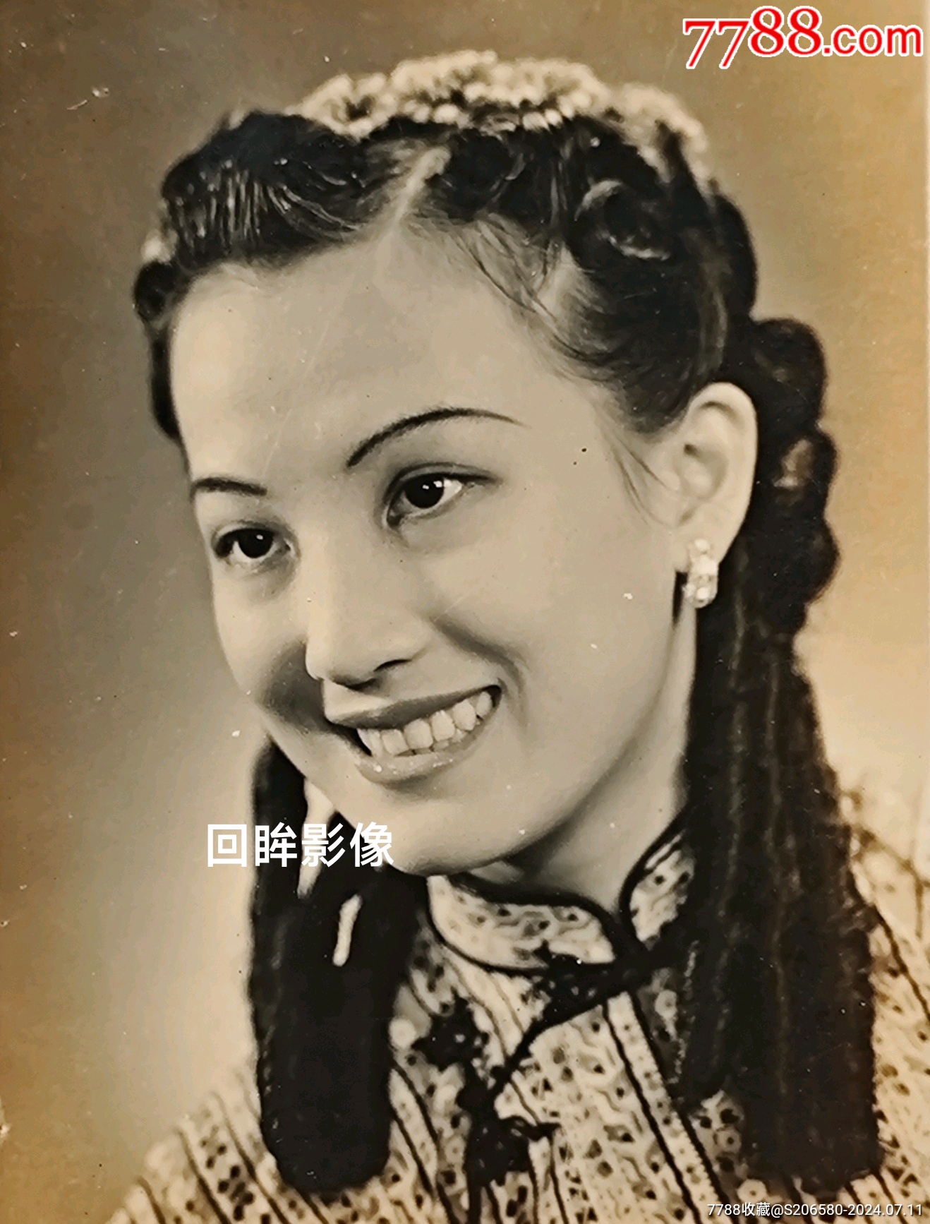 民国电影女明星周璇,1940年国华照相馆出品_老照片_回眸影像【7788收藏__收藏热线】