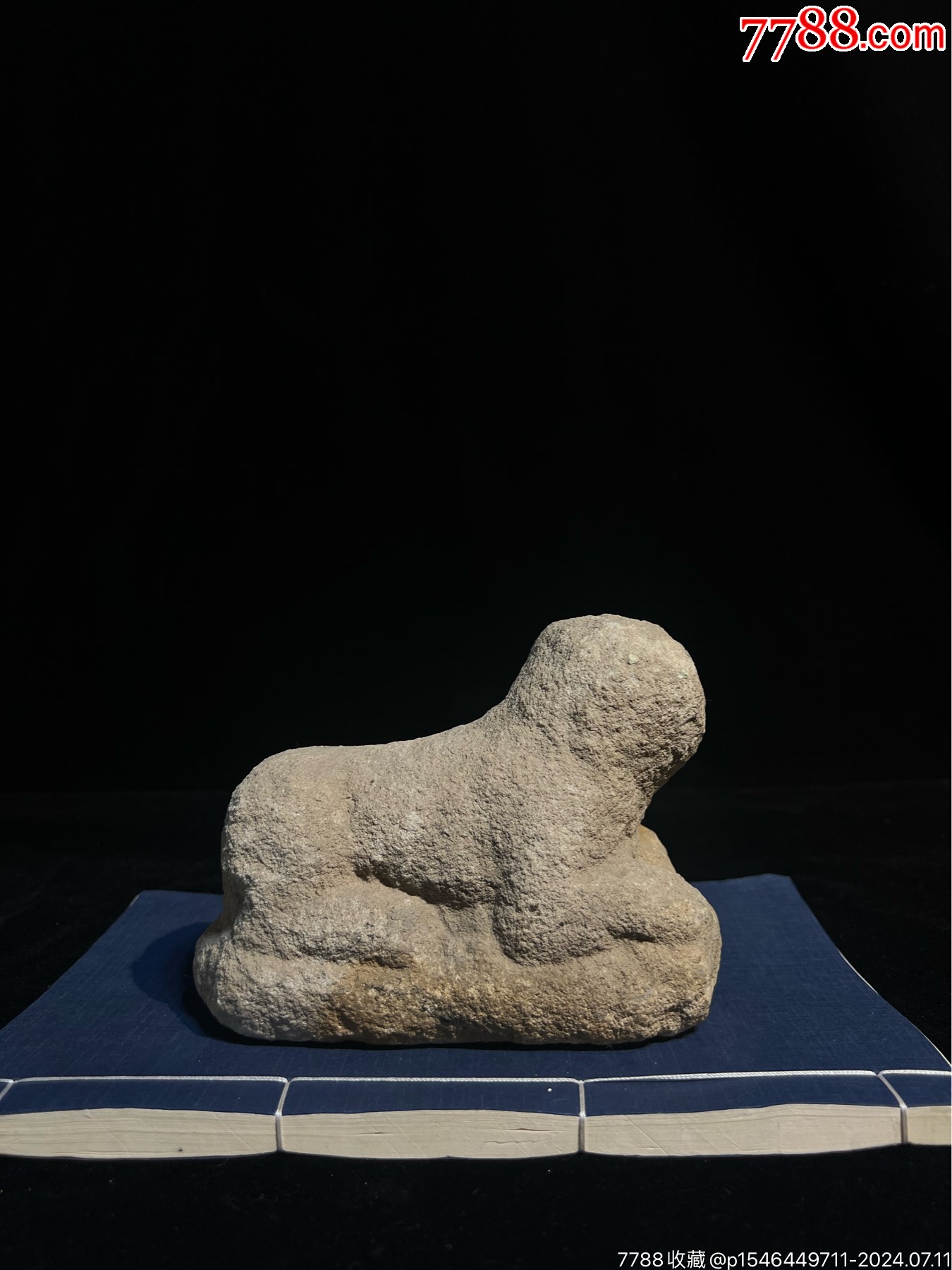 老石雕老虎石虎_石狮/石雕塑_产地图片_收藏价值_7788奇石收藏