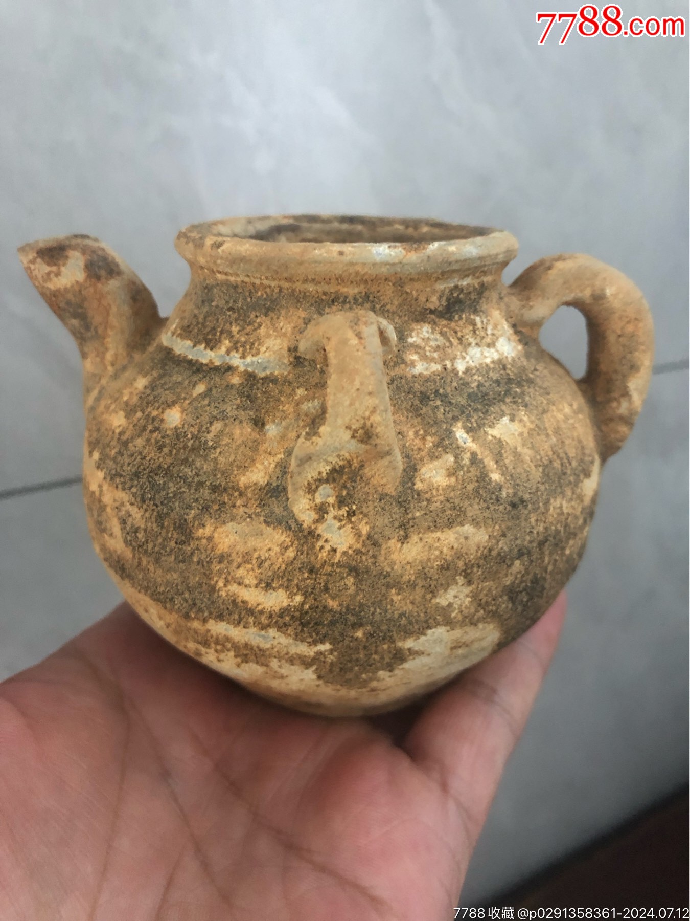 宋代陶茶壶_旧陶器_唐庆阁【7788红宝书】
