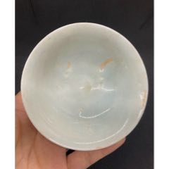 宋湖田窯影青釉刻花紋斗笠碗古董古玩仿古陶瓷器收藏羽墨軒| 協貿