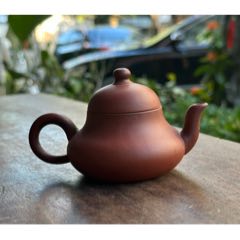 民国手拉坯潮汕工夫茶茶壶，潮汕手工壶，全手工潮汕功夫茶茶壶，民国壶，容量约:12