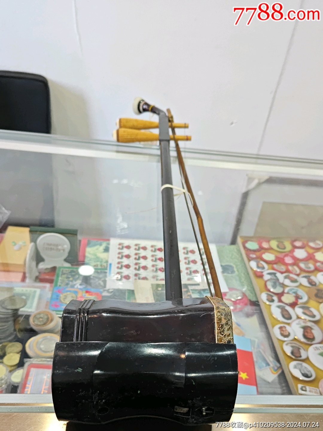 敦煌牌二胡（上海民族乐器一厂）-二胡/胡琴-7788红宝书