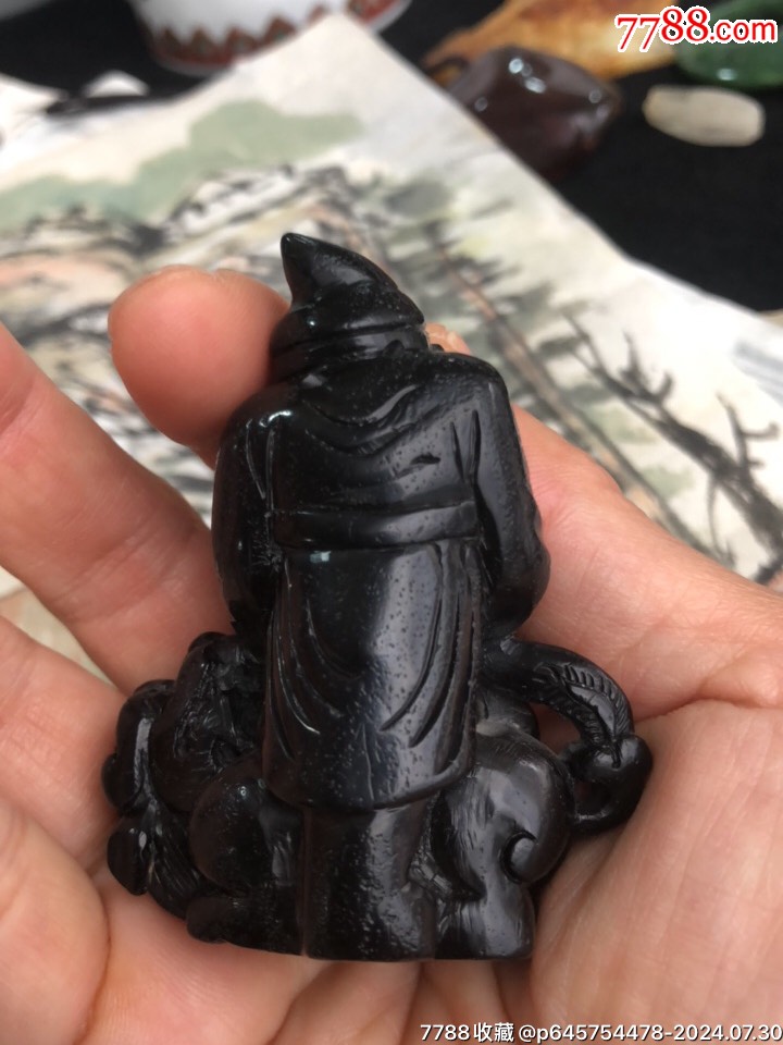 煤精石人物把件_價(jià)格5000元【百年老報(bào)館】_第6張_7788收藏__收藏?zé)峋€