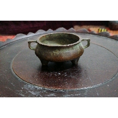 典藏美品乾隆年制琴炉，小香炉_香炉/香器_凤凰普现【7788旧书网】