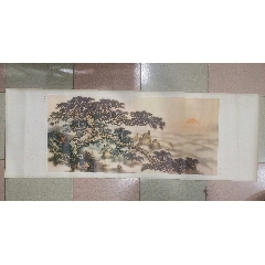 2品长寿松长条年画（马秋岩作）