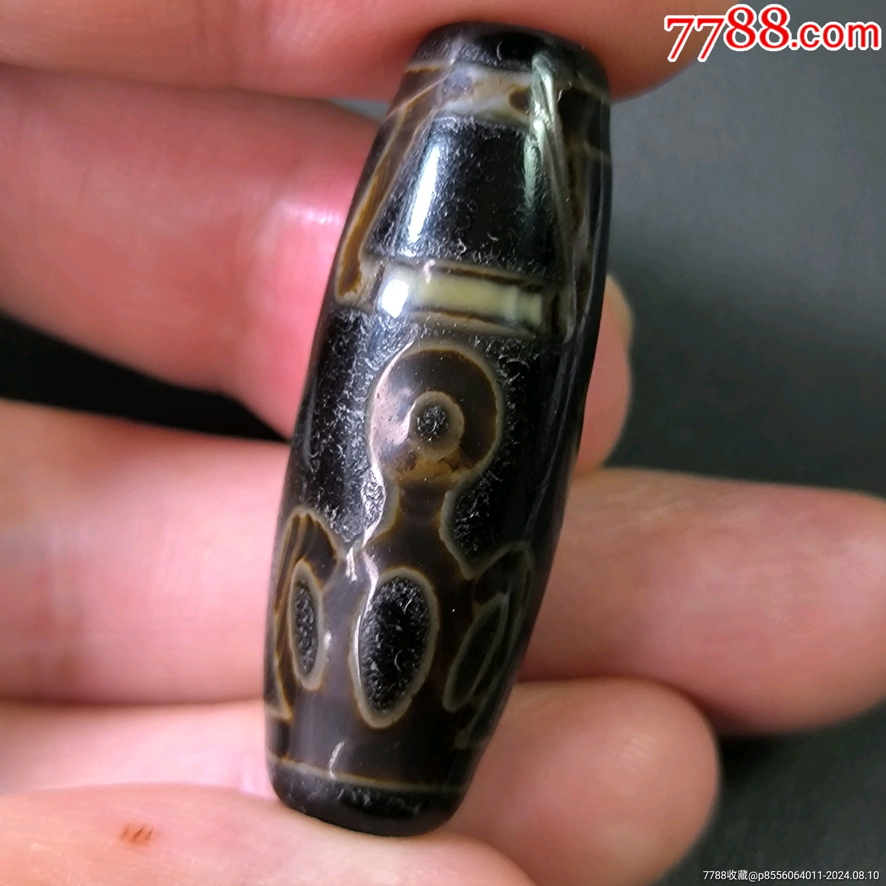 tamago瑪瑙　如意蓮花天珠　2-47 天然瑪瑙水蓮花天珠| 泰興(香港) その他