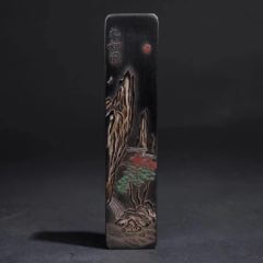 清代乾隆老墨版《古钱币套墨》，胡开文老墨块收藏套装陈墨条