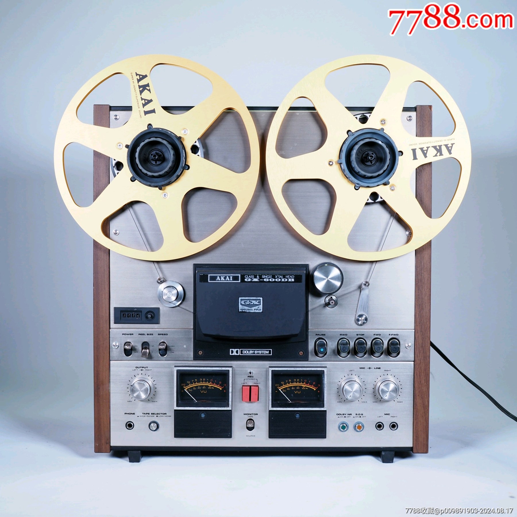 中古日本雅佳AKAIGX-600DB专业级开盘磁带录音机开盘机7寸10寸带-其他