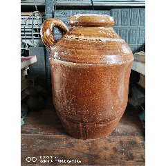 明代紫金釉双系小罐子釉色一流