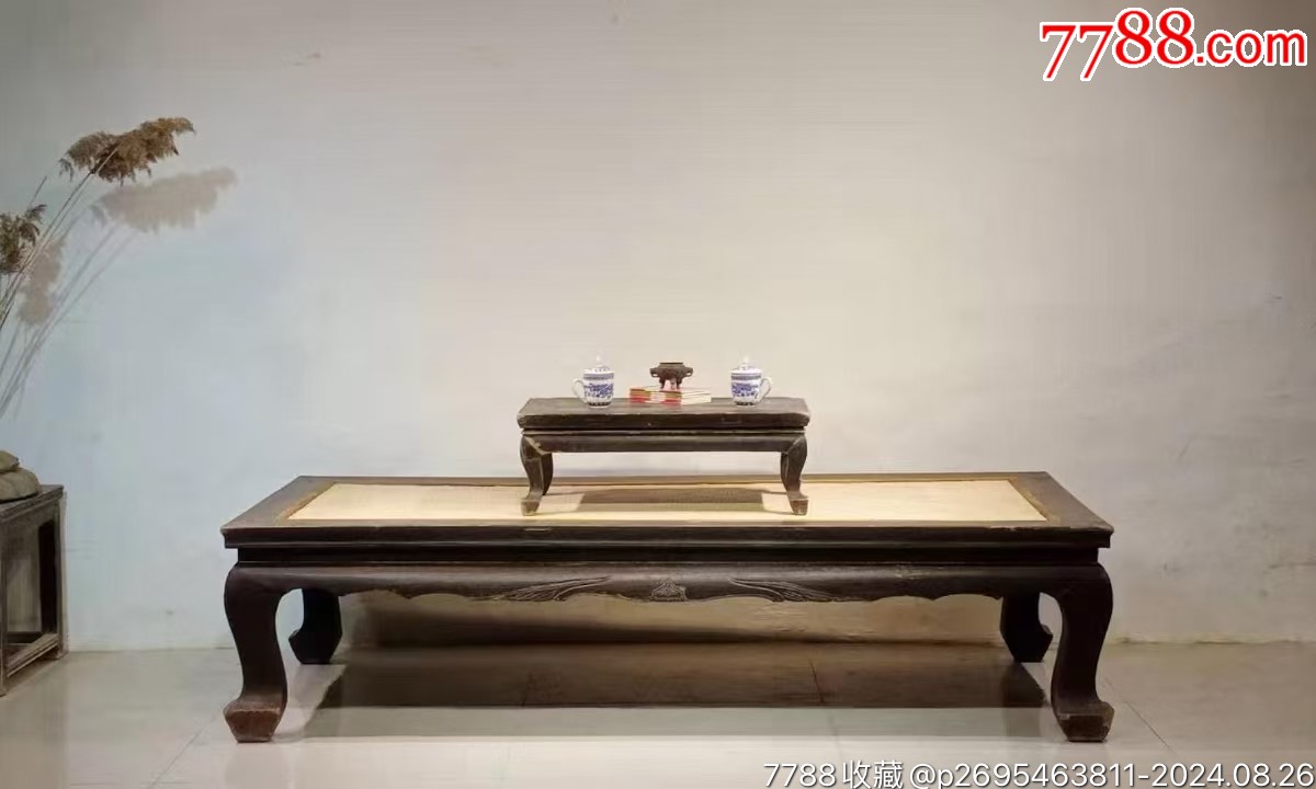 明式经典~(卧榻)卧榻之上下棋交流。静观万物,参禅悟道。置卧室、厅堂首选。_木床/木榻_图片价值_收藏交易_7788小人书