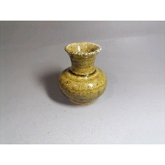 黄釉小细颈瓶_黄釉瓷_悠缘阁【7788旧书网】