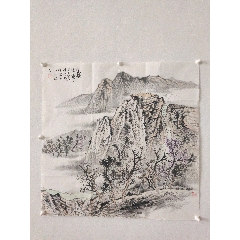 陈世超山水作品【云横晴岭图】