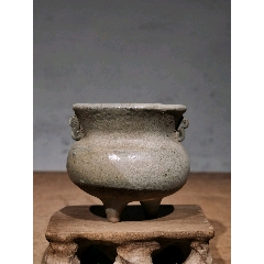 骨董 銅製 中国 古銅 驢馬賢人 のったり香炉 アンティーク 古