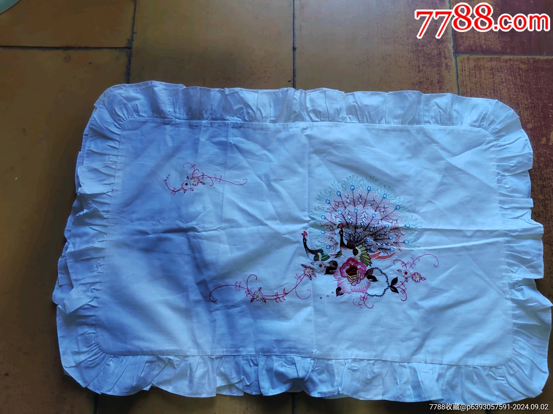 刺绣枕套-价格:180元-se102529345-枕套/枕巾/枕顶-零售-7788收藏__收藏热线