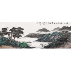 画家霖青老师山水画