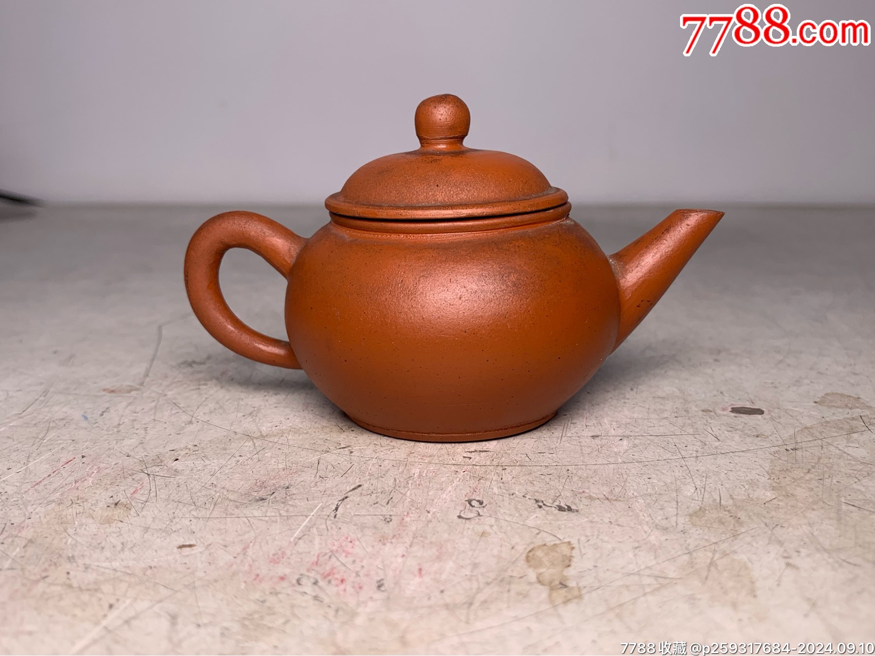 品質保証，高品質 唐物 朱泥 水平急須 荊渓恵孟臣製 在