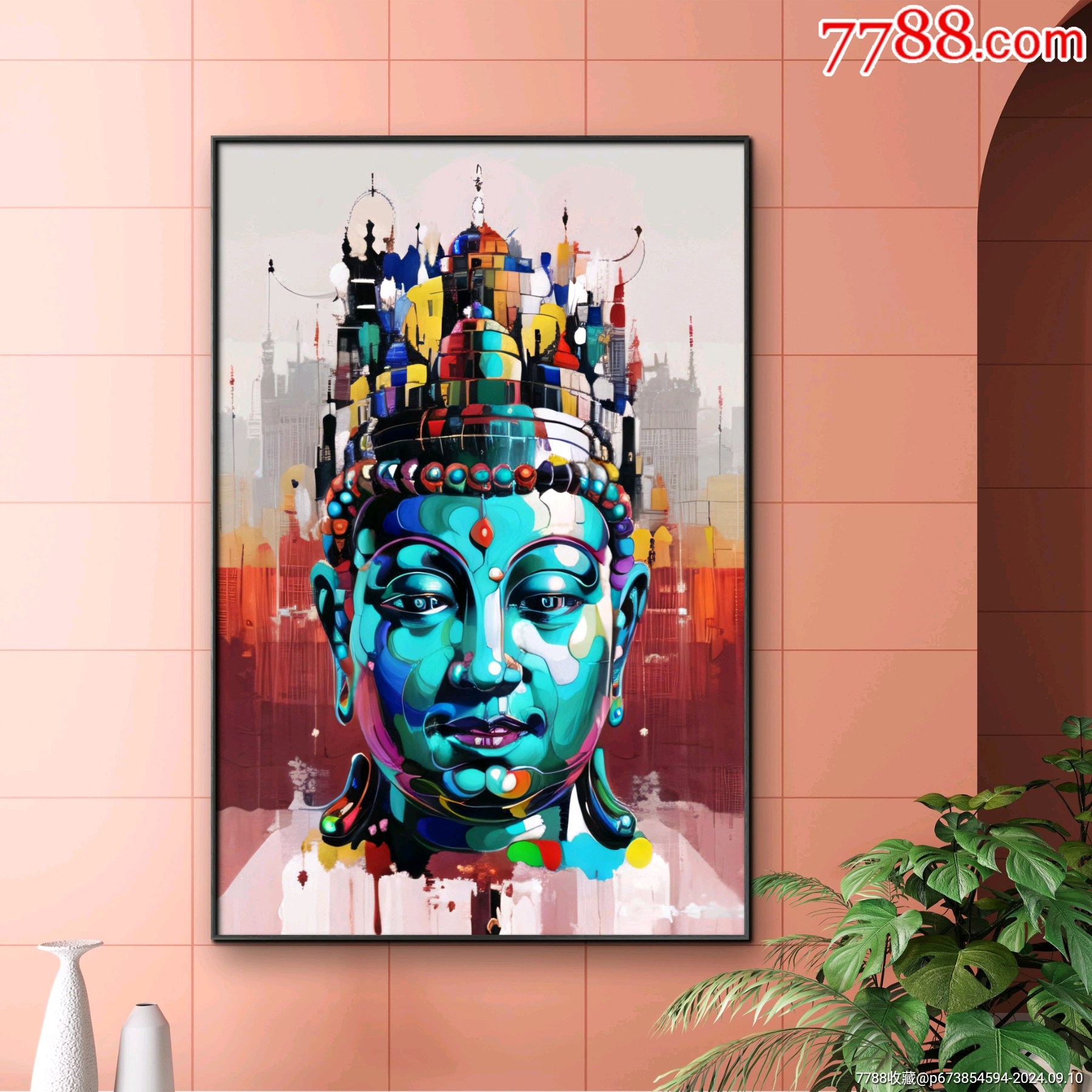 版畫《凈心佛》40X60cm.鏡框裝裱_價(jià)格799元_第6張_7788收藏__收藏?zé)峋€