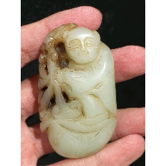 清代和田白玉弥勒佛-和田玉-7788红宝书