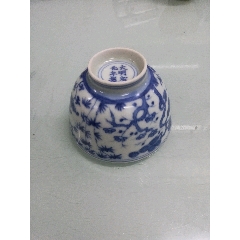 明代青花杯