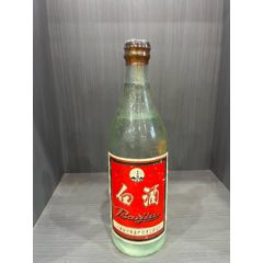 白酒80年代高度500ml一瓶，帶鑒定，如圖所示