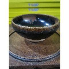 元代黑釉茶碗茶盏完整_黑瓷/天目瓷_图片鉴赏_收藏价格_7788铜器收藏
