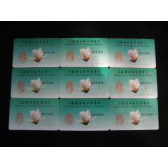 購物卡---上海商業(yè)電子消費(fèi)卡9枚徐家匯_藏品廣場(chǎng)