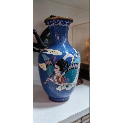 1487 中国　景泰藍　七宝　琺瑯　蓋置　3客　時代物 中国七宝焼 壷 景泰藍｜トレファクONLINE