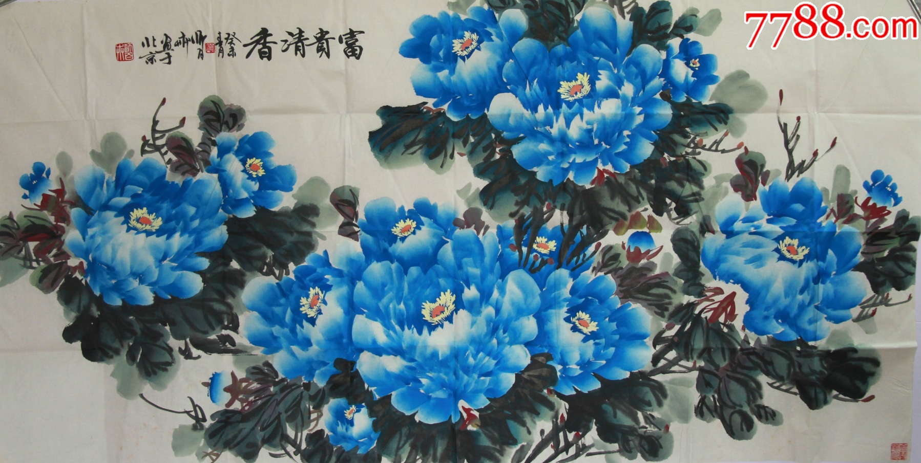 李金兰(师百卉)作品北京牡丹