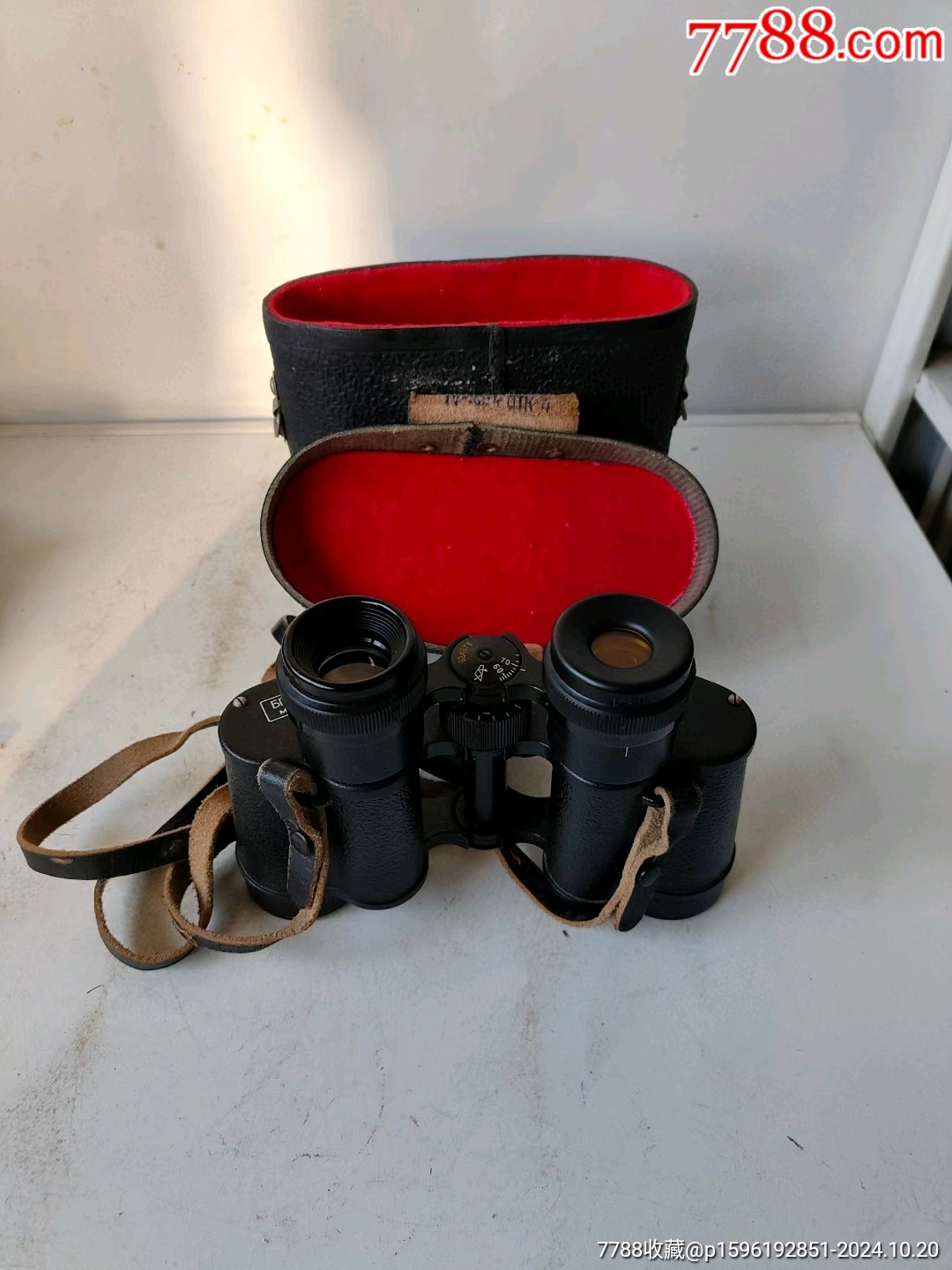 前苏联老式望远镜,品相一流,原盒,高清博物馆陈设,影视道具