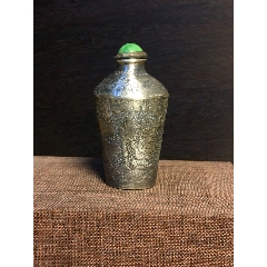 纯银鼻烟壶，不议价-鼻烟壶-7788红宝书