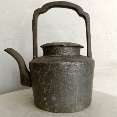 清代锡制酒壶厚实完整保老保真（重1.88斤）-锡壶/锡器-7788旧书网